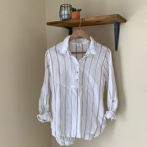 Artisan NY 100% Linen Top
